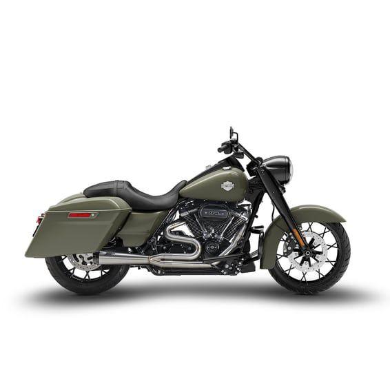 FLTRK Touring 2-1 exhaust system. Satin