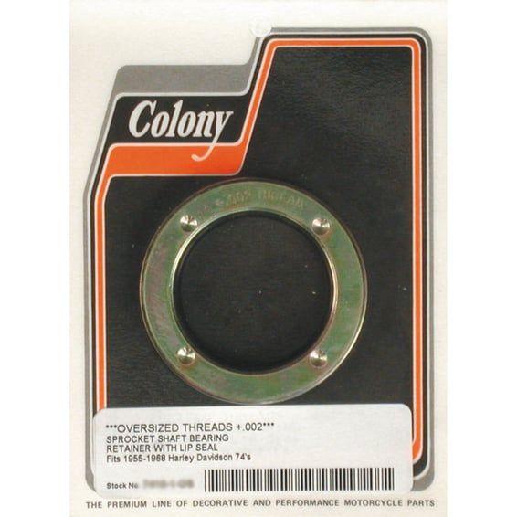 sprocket shaft oil seal. Screw type, +.002"