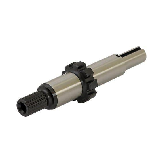 Starter shaft extension, starter motor