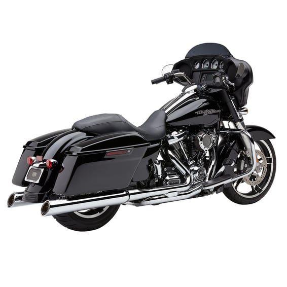 909 Upper Cut 4" slip-on mufflers. Chrome