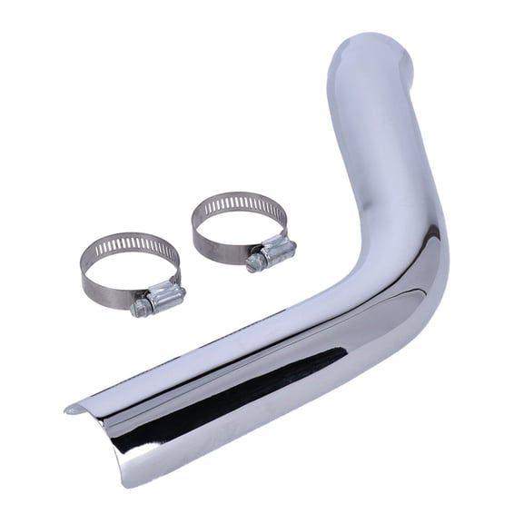 Heatshield rear. Chrome