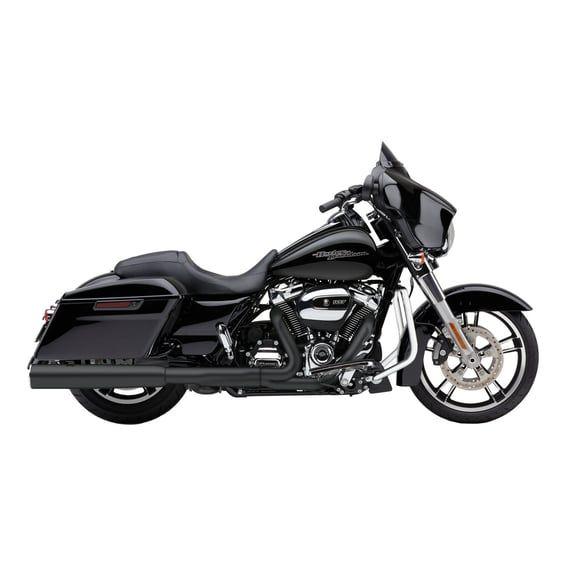 Powrflo 4-1/2" slip on mufflers. Black