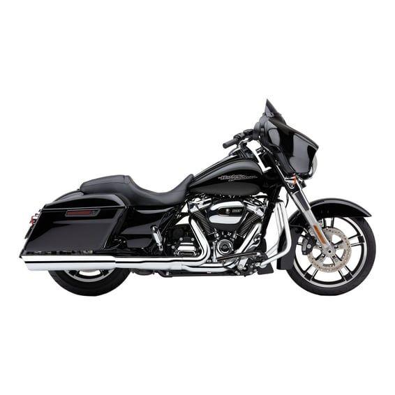 909 Twins 4" slip-on mufflers. Chrome