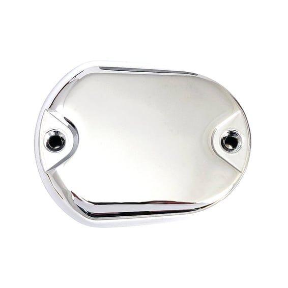 Handlebar master brake cylinder cover. Chrome
