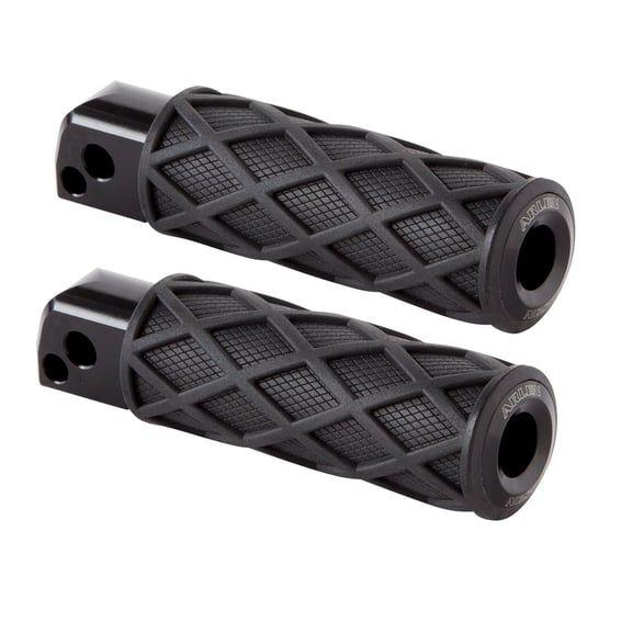 Diamond foot peg set. Black