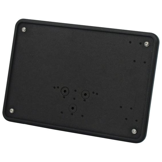 license plate bracket 25 degree. Belgium. Black