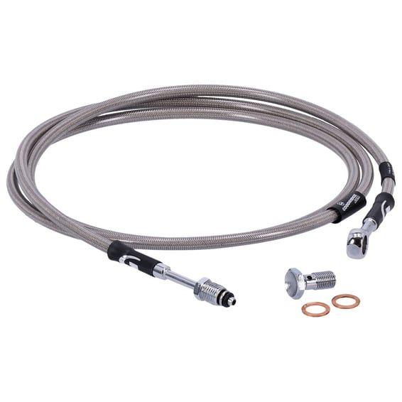 hydraulic clutch line kit 68", clear coated