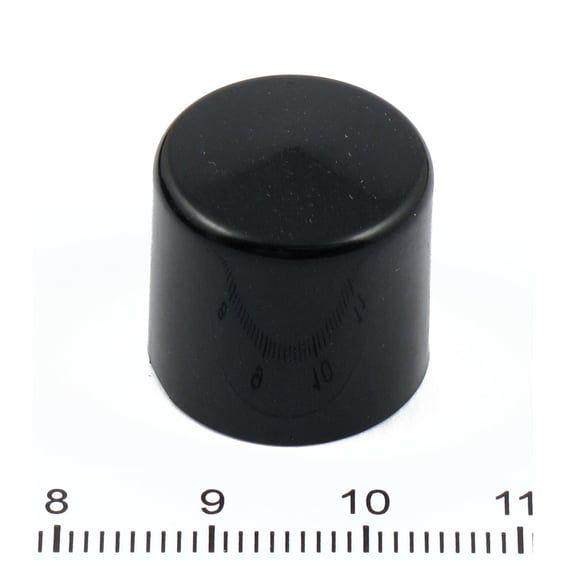 Smoothtopps push-on bolt covers 9/16" hex bolts/nuts. Black