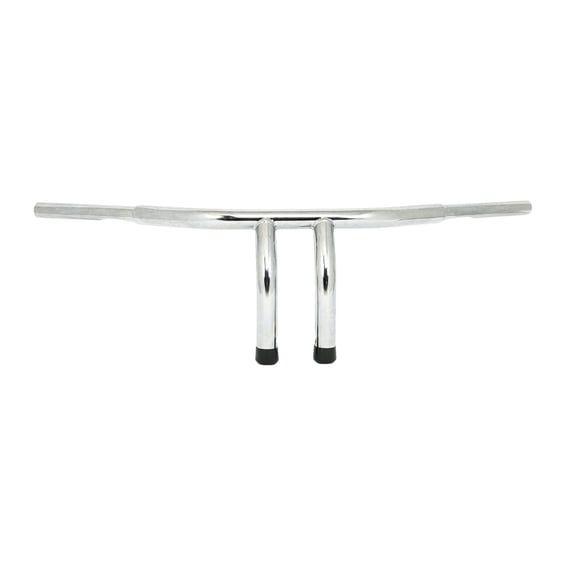 Fat 1-1/4" tiller bar, 8" rise, chrome