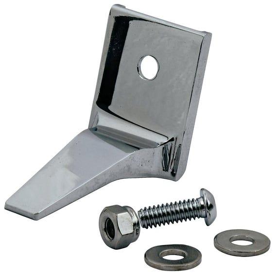 Kick stand extension tab kit. Chrome
