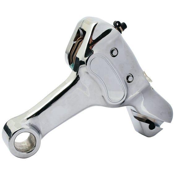 Brake caliper & bracket assembly, rear. Chrome