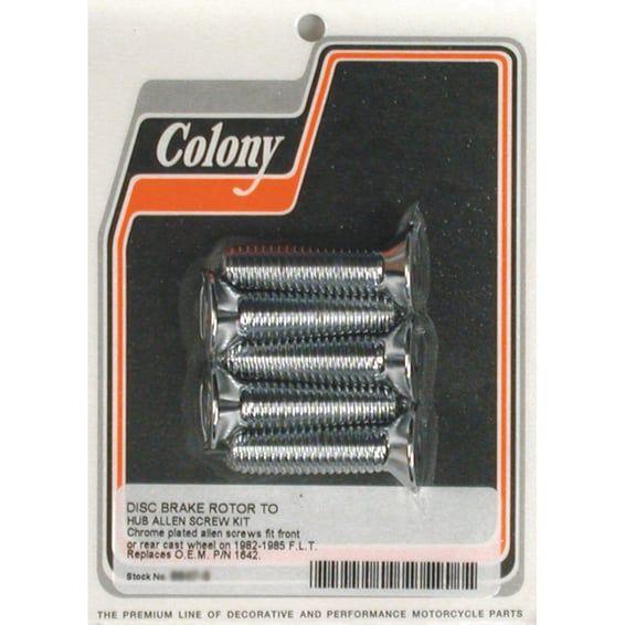 rear brake rotor bolt kit. Chrome