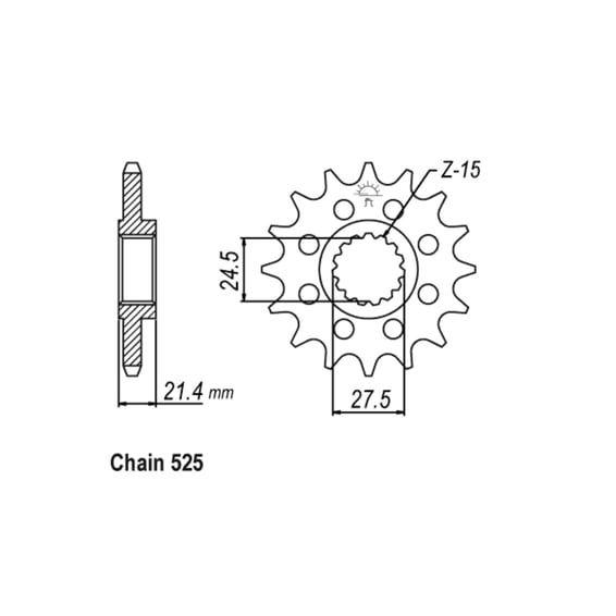 JT Front Sprocket 709.16