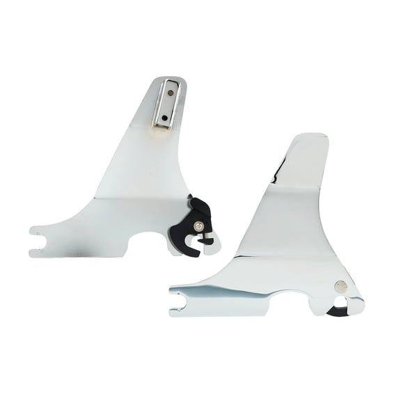 Detachable sissy bar side plates