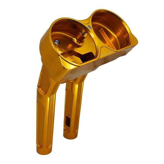 Method 10 risers for Road Glides. Gold