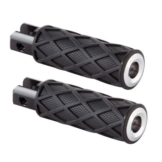 Diamond foot peg set. Chrome