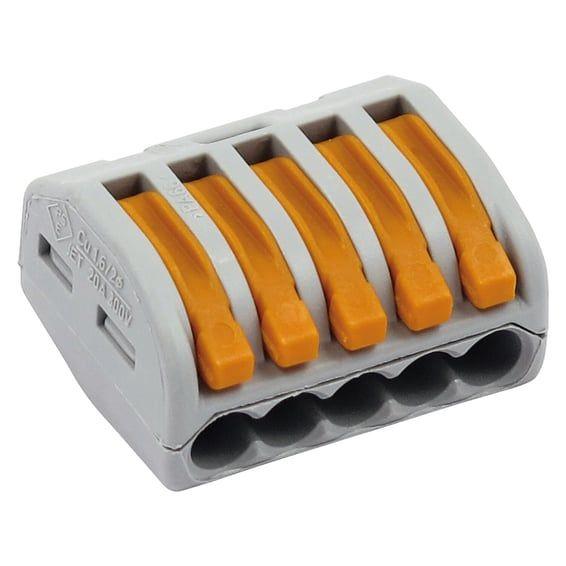 Cage Clamp connector. 5-position