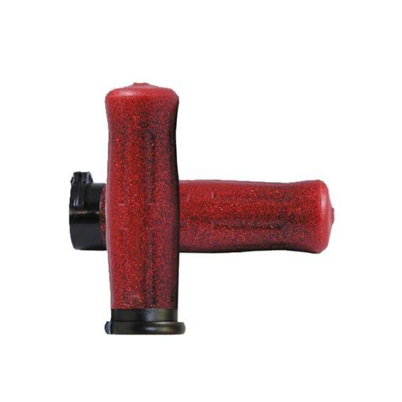 Avon Old School grips coke bottle look, red sparkle