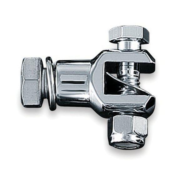 Magnum foot peg clevis. standard. Chrome