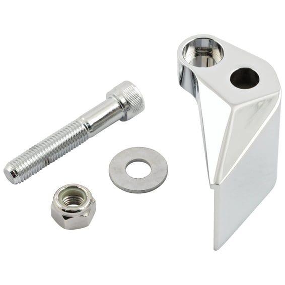 96-up right side mirror adapter. Chrome