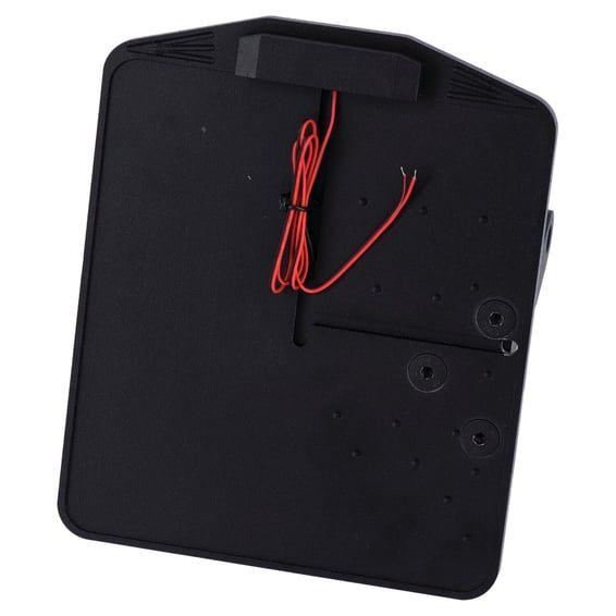 side mount license plate bracket. Black powder coated