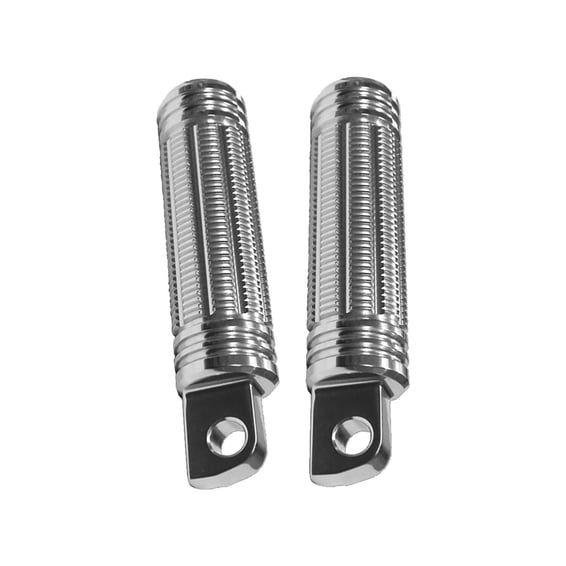 Stash foot pegs. Clear anodized
