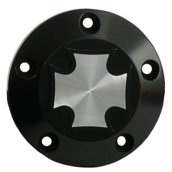 point cover 'Maltese Cross'. Black CC