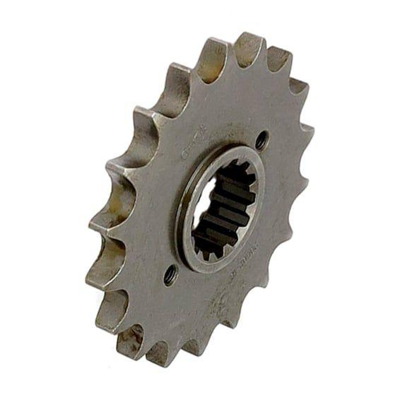 steel front sprocket. 18 teeth