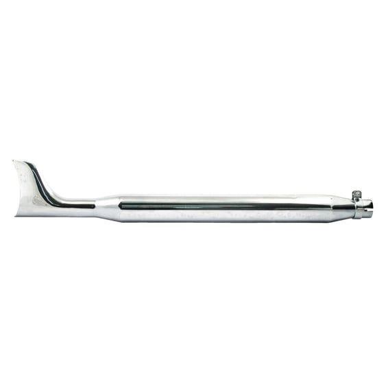 Fishtail universal muffler 36" long chrome