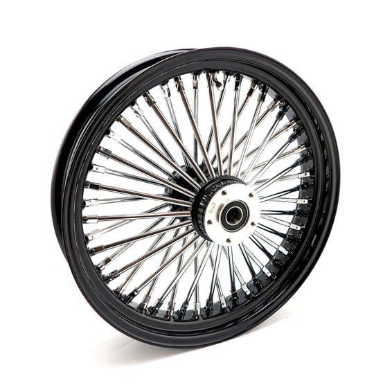 radial 48 fat spoke front wheel 3.50 x 18 DF black