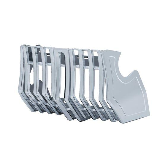 Precision coolant pump cover. Chrome