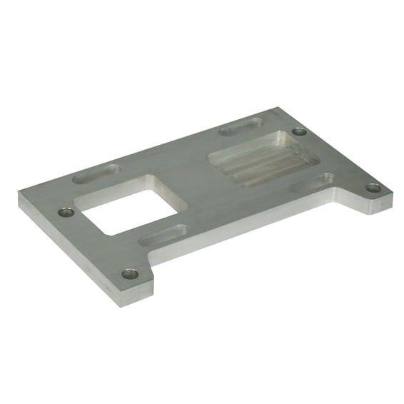 4-sp transmission mount plate. 1.5" offset. Alu
