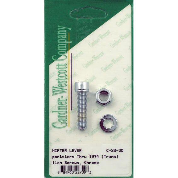 shifter lever mount kit. Chrome allen