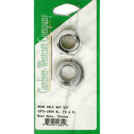Rear axle nut set