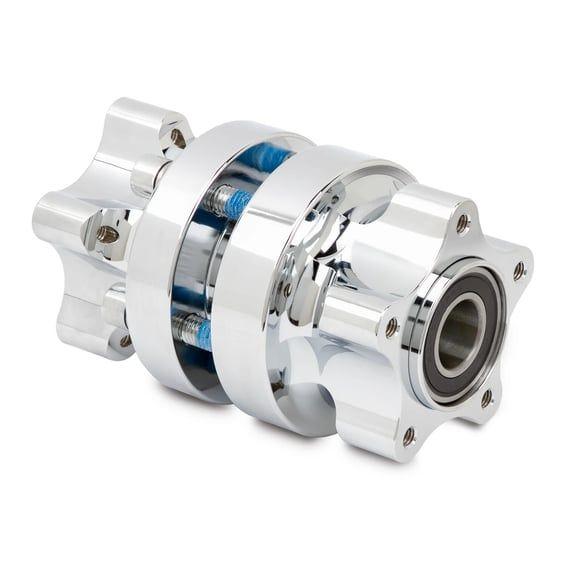 wheel hub front. Chrome DF