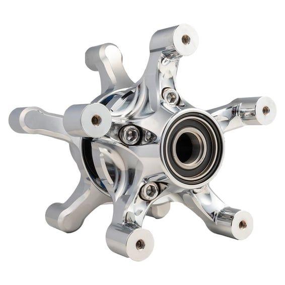 Spider Hub Kit Front. Chrome