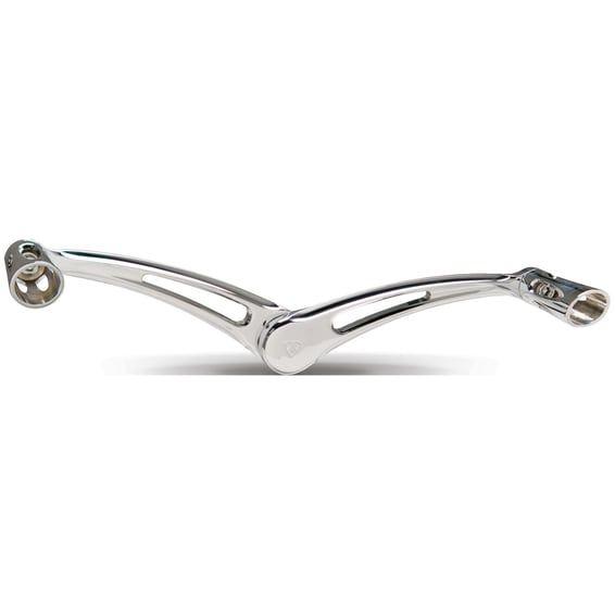 heel/toe shift arm kit. Deep Cut. Chrome