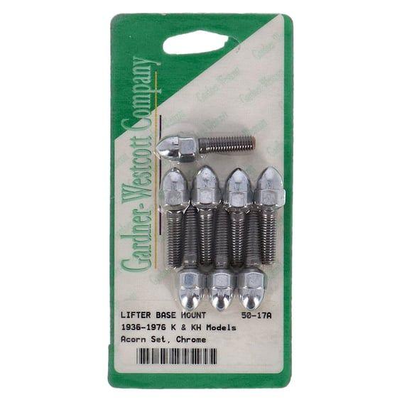 GW, tappet block mount kit. Acorn, chrome