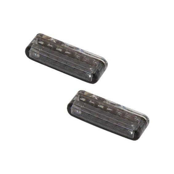 Shorty taillight/turn signal combo. Smoke lens, ECE