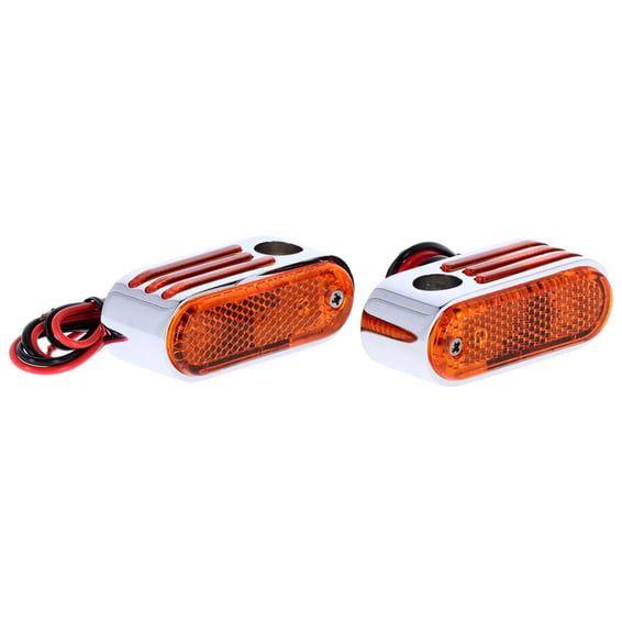 Lango side lighters, turn signals. Chrome