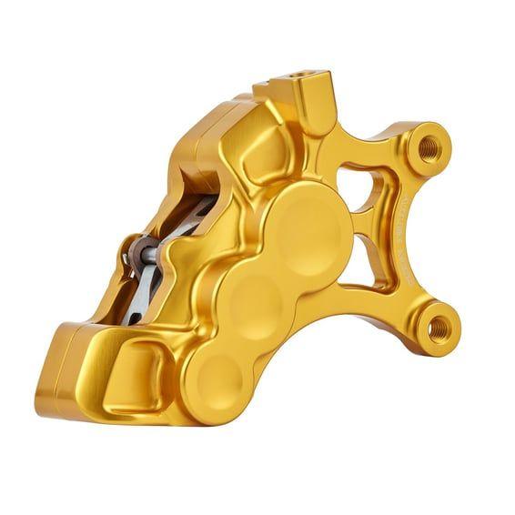 6P differential bore brake caliper R/F. Gold