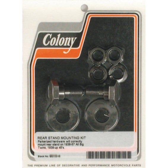 rear stand mount kit. Black