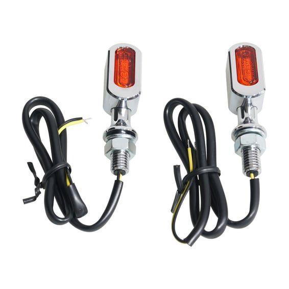 Fastline, LED 3-1 taillight/turn signals. Chrome/amber lens