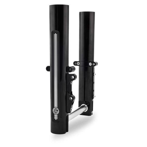 PM, Lower leg assembly, dual disc. Black contrast cut
