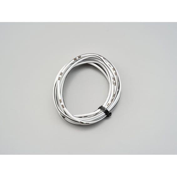 Electrical wire. 2 meter 0.75sq. White/black