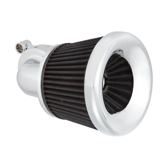 Velocity 90° air cleaner kit. Chrome