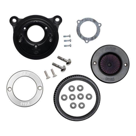 'Air Stinger Stealth' air cleaner kit. Alu trim ring