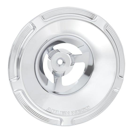 Beveled Velocity 65°/90° air cleaner cover. Chr