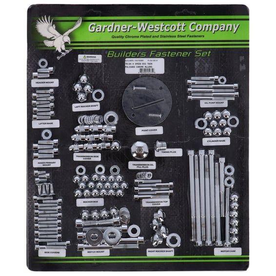Builders fastener set, polish. allen