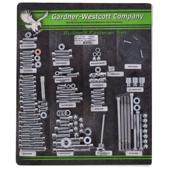 Builders fastener set, polish. allen